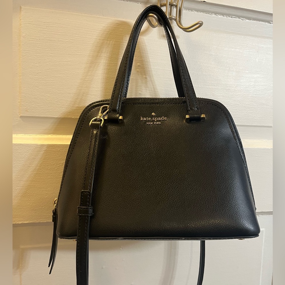 Kate Spade black leather purse